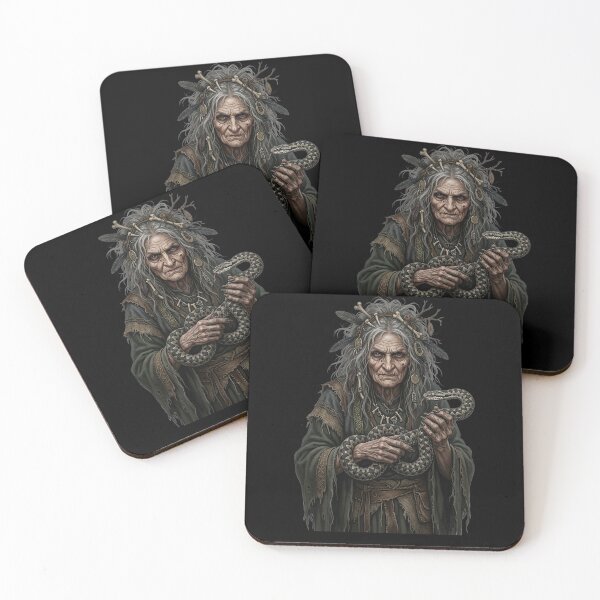 Item preview, Creepy witch with snake designed and sold by ReneMM.
