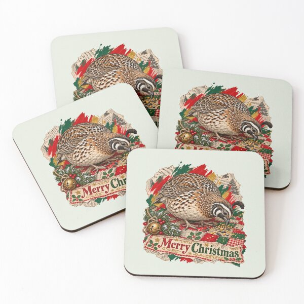Item preview, Quail finds Christmas seeds on newspaper tapestries designed and sold by Honu2025.