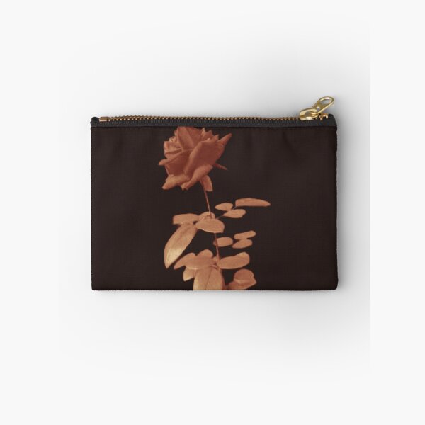 Item preview, Warm Sepia Rose Stem - Monochromatic Terracotta Botanical Cutout designed and sold by BalkanBloomArt.
