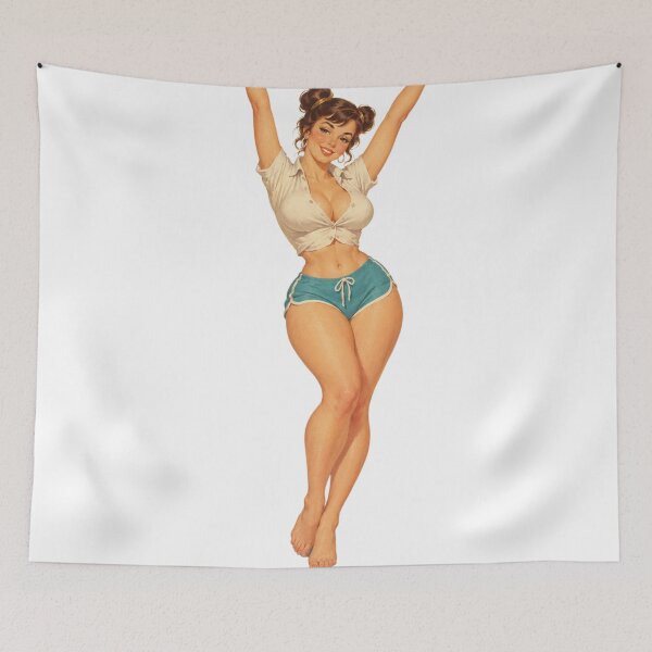 Item preview, Vintage Pin Up Girl – Retro Glamour Illustration designed and sold by Cosplayvintage.