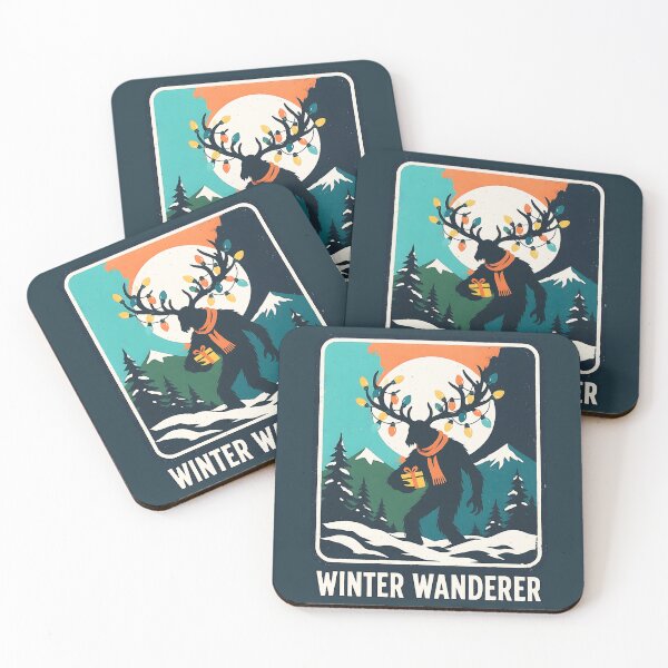Item preview, Winter Wanderer - Retro Christmas Wendigo designed and sold by MagicTheDog.
