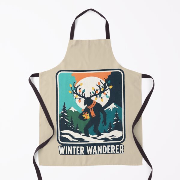 Item preview, Winter Wanderer - Retro Christmas Wendigo designed and sold by MagicTheDog.
