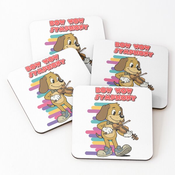 Item preview, Bow Wow Symphony Funny Musical Dog Playing Violin Cartoon Art designed and sold by Exclusive22.