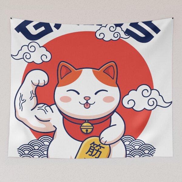 Item preview, Maneki lucky gains cat designed and sold by joakynrivas.