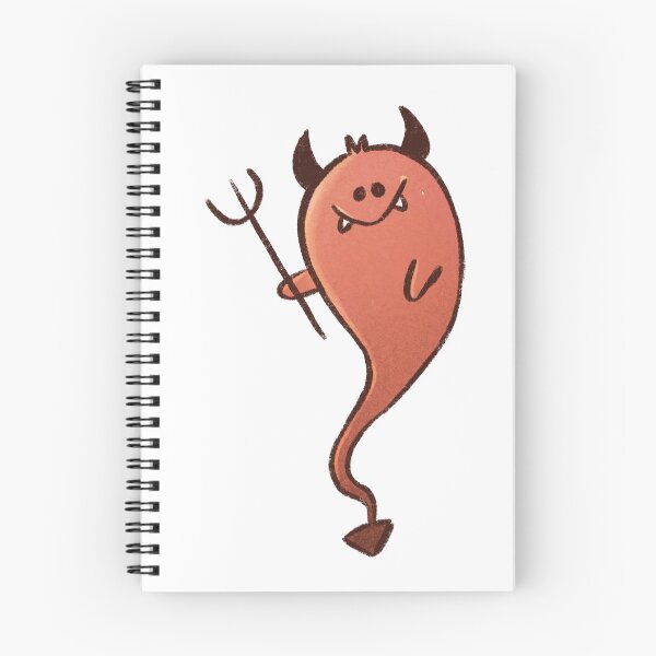 Item preview, Devil Ghost – Spooky Little Spirits designed and sold by ChiaraAless.