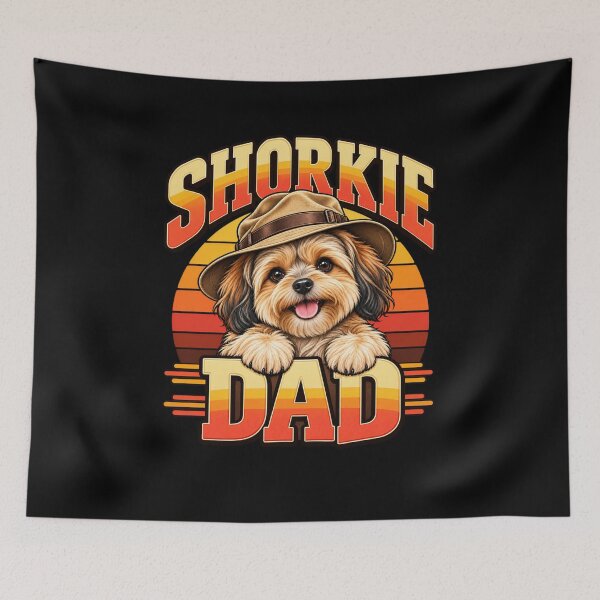 Item preview, Shorkie Dad Vintage – Funny Dog Dad, Shorkie Lover and Proud Dog Owner Design designed and sold by Trendably.