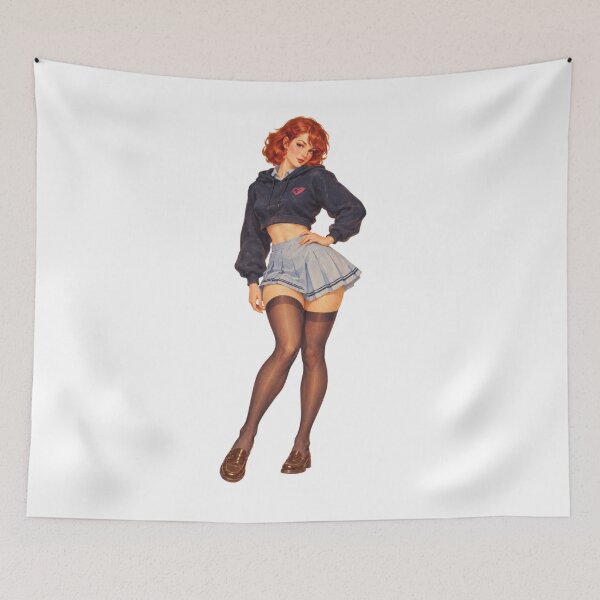 Item preview, Vintage Pin Up Girl – Retro College Glamour designed and sold by Cosplayvintage.