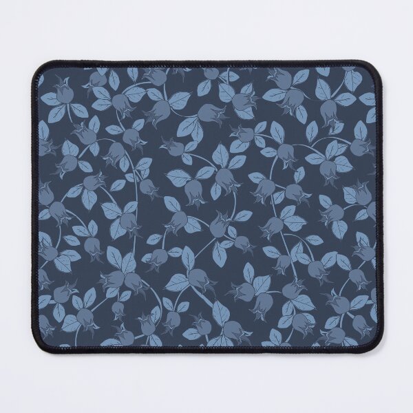 Item preview, Wandering Vine Botanical Scatter Pattern – Shades of Blue Design designed and sold by TreLumisse.