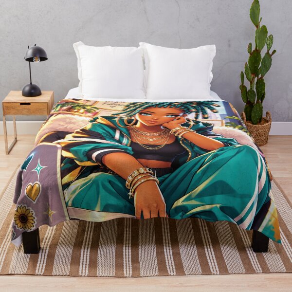 Item preview, Black Girl Magic Anime Art designed and sold by Arlinda's Flavour.