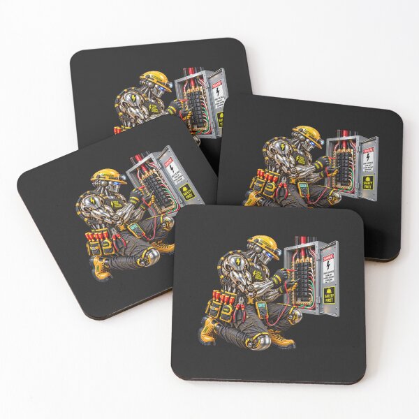 Item preview, Futuristic Cyborg Electrician High Voltage Technician designed and sold by JAR Designs and Development.