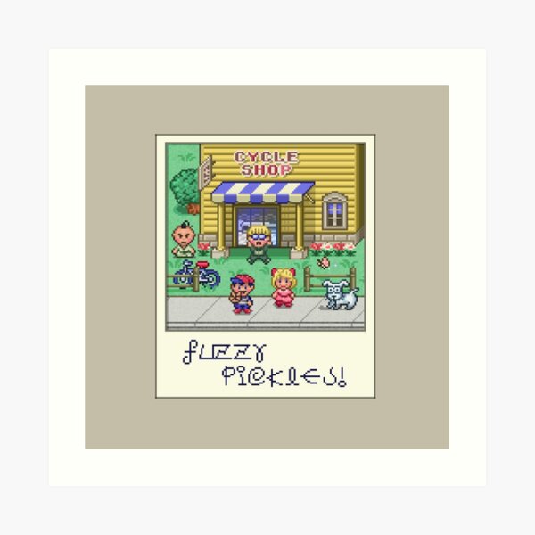 Fuzzy Pickles Art Print