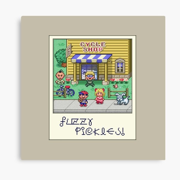 Fuzzy Pickles Canvas Print