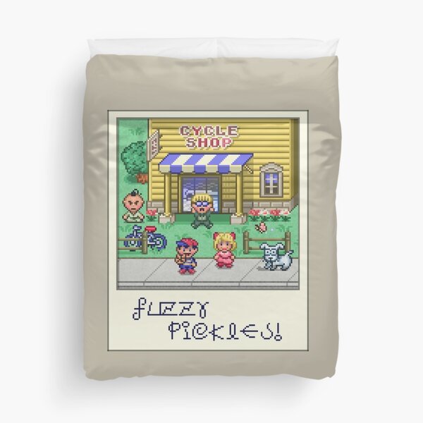 Fuzzy Pickles Duvet Cover