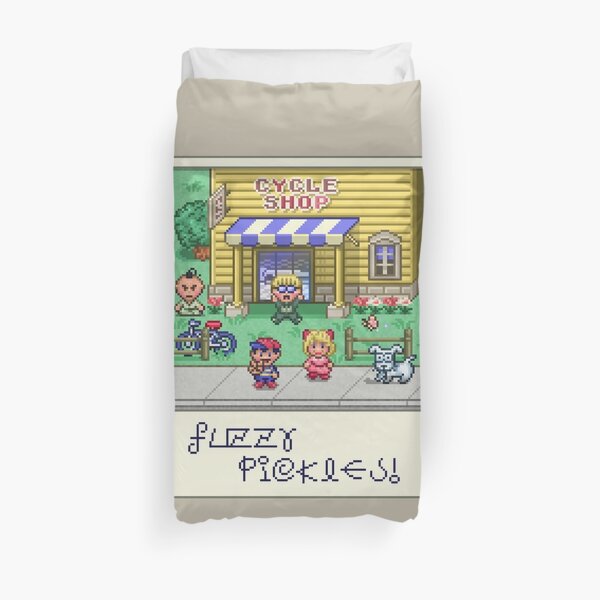 Fuzzy Pickles Duvet Cover