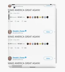 Donald J. Trump - MAKE AMERICA GREAT AGAIN! iPad Case/Skin