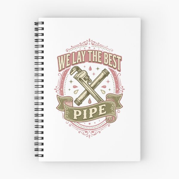 Item preview, We Lay the Best Pipe – Funny Plumber Humor, Plumbing Contractor & Skilled Trades Joke designed and sold by FitEnvy.
