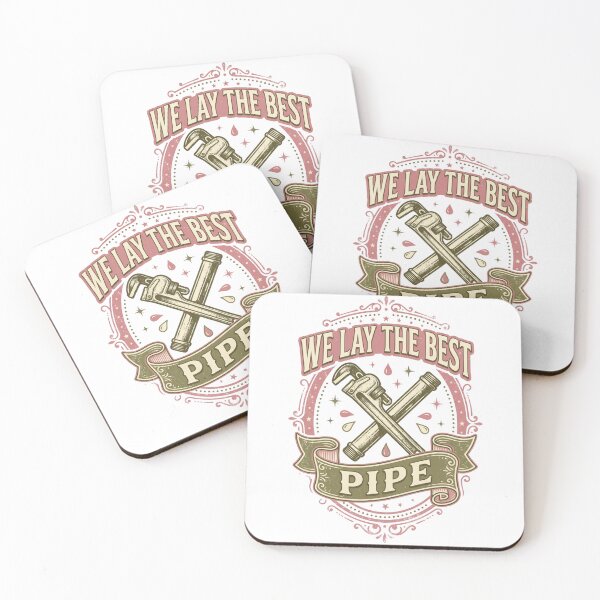 Item preview, We Lay the Best Pipe – Funny Plumber Humor, Plumbing Contractor & Skilled Trades Joke designed and sold by FitEnvy.