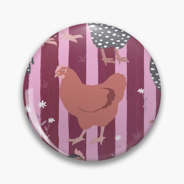 Item preview, Pink Chickens  designed and sold by April Long Designs.