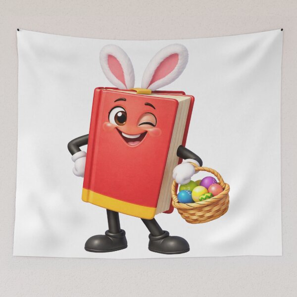 Item preview, Cheerful Book Easter designed and sold by Sillytoe.