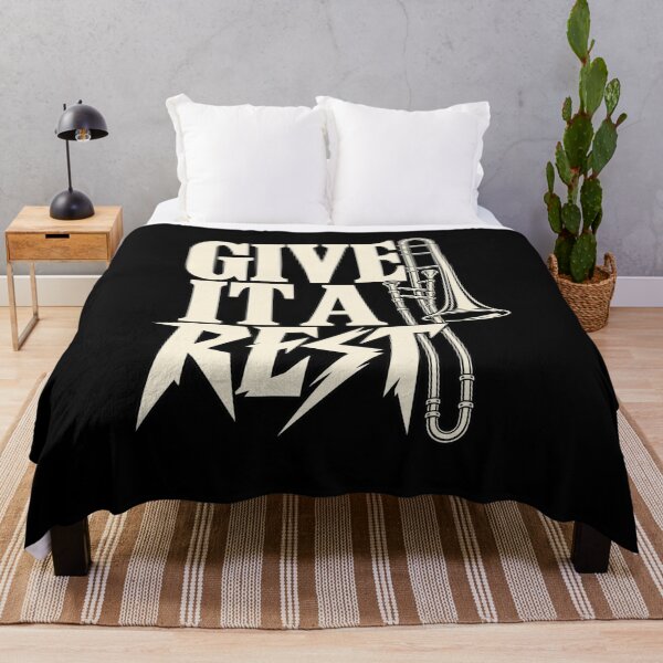 Item preview, Give It a Rest – Funny Trombonist Music Pun, Brass Instrument and Band Humor Design designed and sold by Trendably.