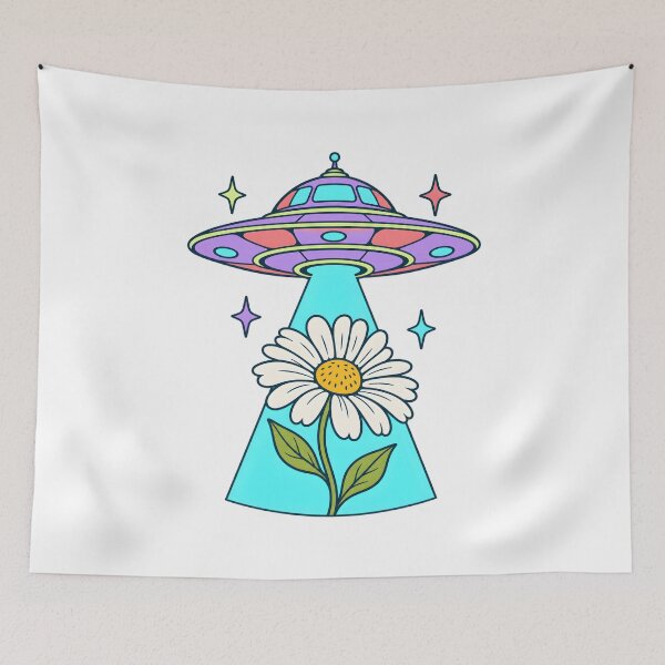 Item preview, Opal UFO Beaming Up a Daisy designed and sold by Philippa Shop.