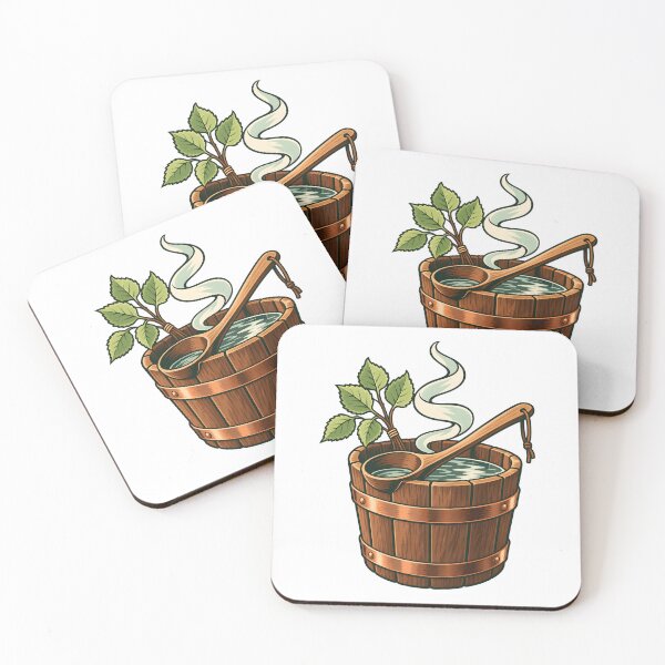 Item preview, Steaming Sauna Bucket and Birch Whisk designed and sold by Philippa Shop.