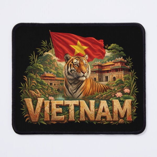 Item preview, Vietnam Heritage – Tiger & Imperial Hue designed and sold by FlagX.