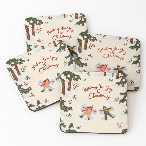 Item preview, Wishing You Joy This Christmas Vintage Winter Illustration designed and sold by Islabonita..