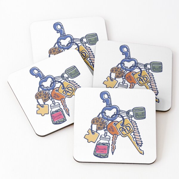 Item preview, New Girl Keychain designed and sold by trrosen.