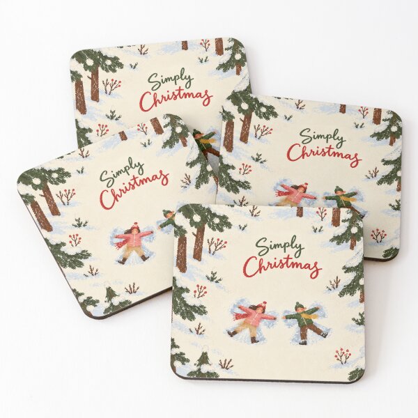 Item preview, Simply Christmas Vintage Ice Skating Winter Illustration designed and sold by Islabonita..
