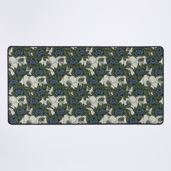 Item preview, Floral Blueberries Tiled designed and sold by littlestcherry.