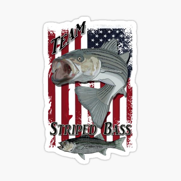 Vista previa del artículo con la obra «Equipo Striped bass», diseñado y vendido por hookink.