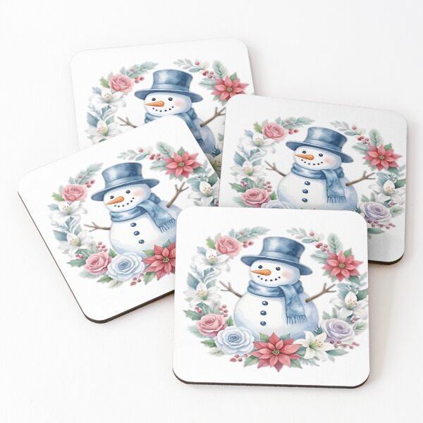 Item preview, Snowman in Winter Bloom designed and sold by BladiWChampion.