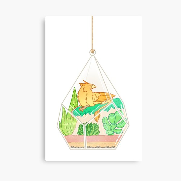 Gryphon Terrarium Canvas Print