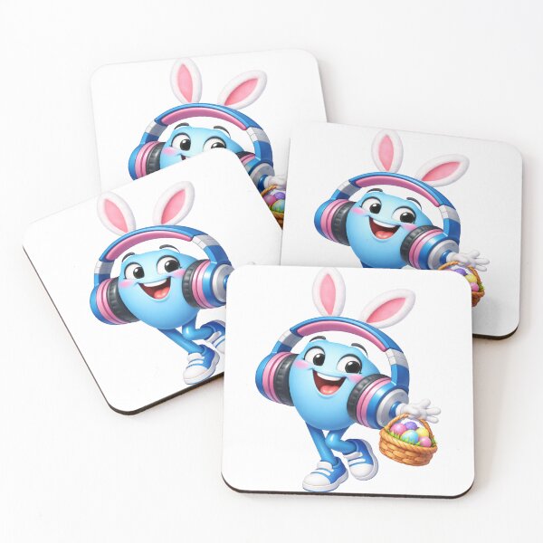 Item preview, Cheerful Headphones Easter designed and sold by Sillytoe.