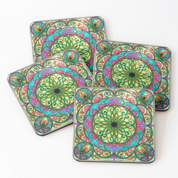 Item preview, Art Nouveau Botanical Fantasy designed and sold by Etch-art.