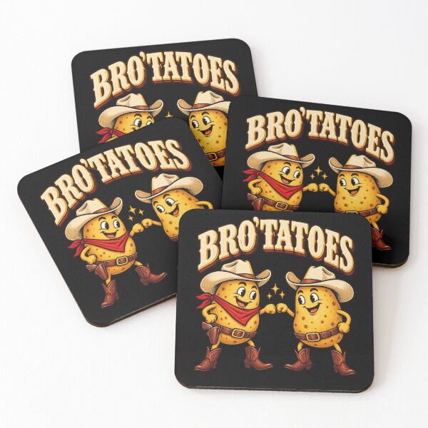 Item preview, Brotatoes – Funny Cowboy Potatoes, Best Friend Matching Western Country Humor Design designed and sold by Trendably.