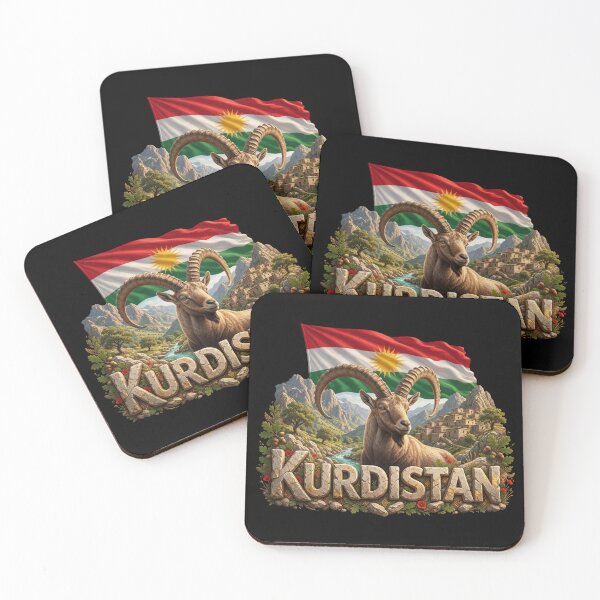 Item preview, Kurdistan Heritage – Wild Goat & Zagros designed and sold by FlagX.