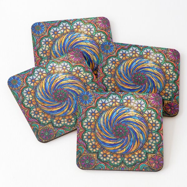 Item preview, Art Nouveau Geometric Mosaic designed and sold by Etch-art.