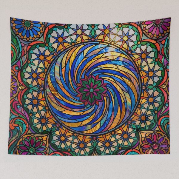 Item preview, Art Nouveau Geometric Mosaic designed and sold by Etch-art.