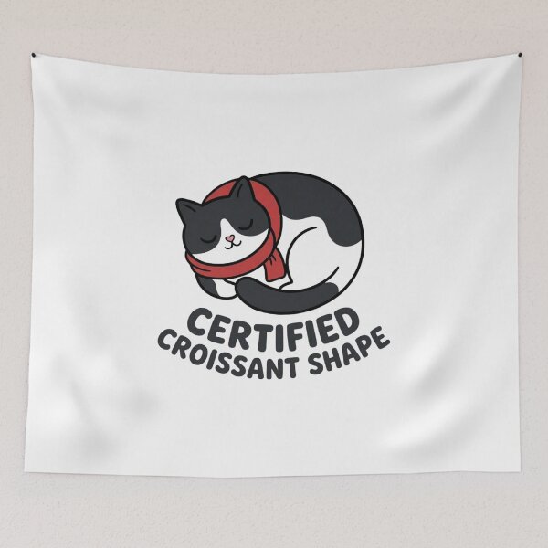 Item preview, Certified Croissant Shape Cat designed and sold by PrintforDesign.