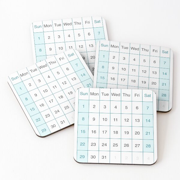 Item preview, August 2027 Modern Swiss Grid Monthly Calendar Poster designed and sold by IuriiVlasenko.