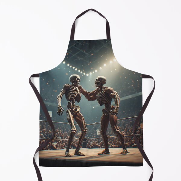 Item preview, Bodybuilder Skeletons Wrestling designed and sold by AWADHESH CHAURASIA.