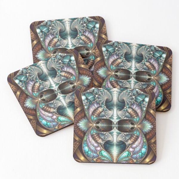 Item preview, Ornate Art Deco Steampunk Fractal Mandala designed and sold by Frackxion.