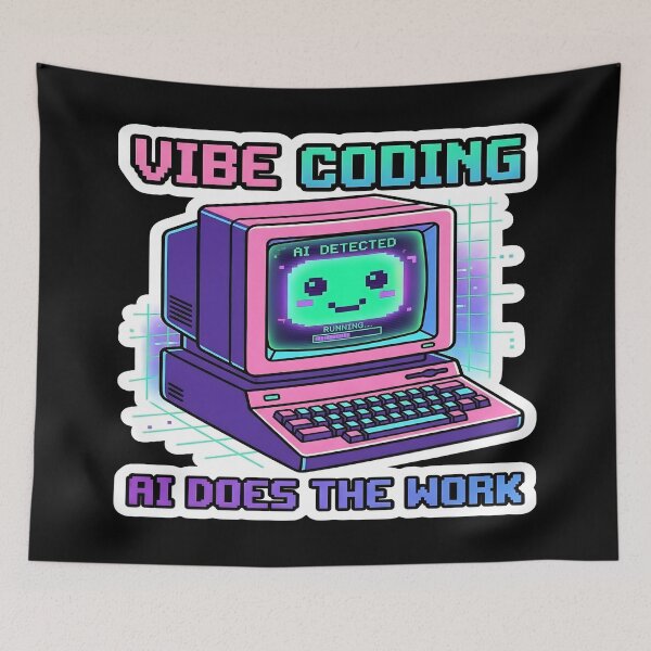 Item preview, Vibe Coding AI Developer Funny Programming Humor designed and sold by PozivoPlus.