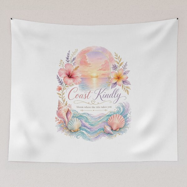 Item preview, Coast Kindly Floral Sunset Bloom designed and sold by Coast Kindly.