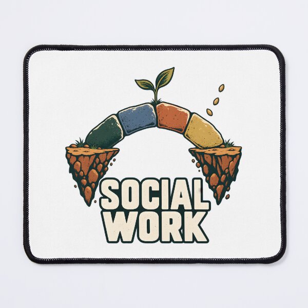 Item preview, Social Worker Bridge of Support Art designed and sold by Philippa Shop.