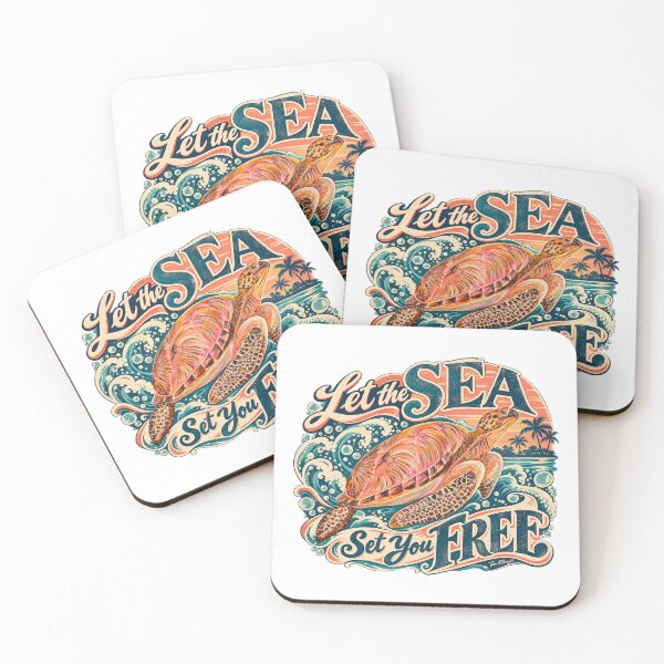 Item preview, Let the Sea Set You Free Turtle designed and sold by Tori Allbright.