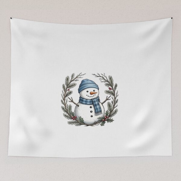 Item preview, Snowman in Holly designed and sold by BladiWChampion.
