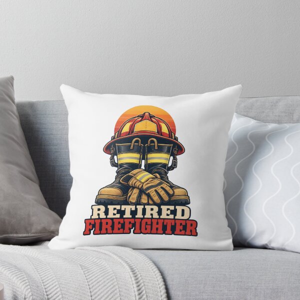 Item preview, Retired Firefighter Boots and Helmet Art designed and sold by Philippa Shop.